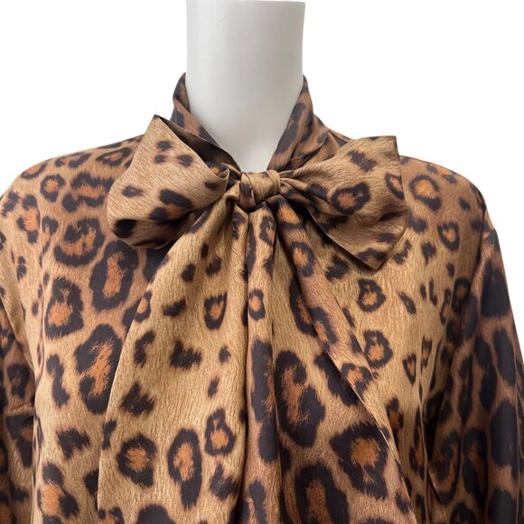 $1170 Etro Brown Leopard Camicia Santa Barbara Blouse Top size IT 42/6 - Picture 3 of 12